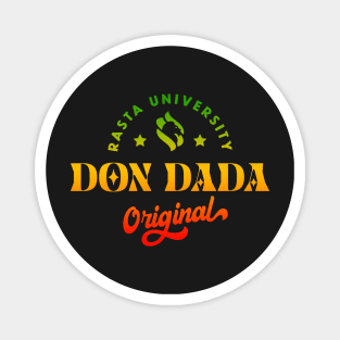 Rasta University Don Dada Original Rasta Colors Reggae Magnet